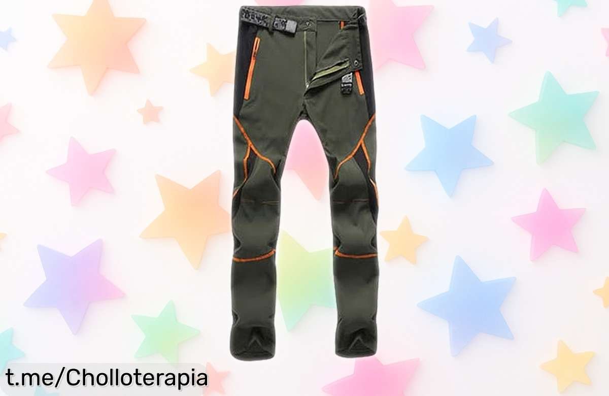 Pantalones térmicos impermeables para hombre a precio brutal: aguanta el frío y la aventura, ¡aprovecha esta oferta limitada antes de que se acabe!