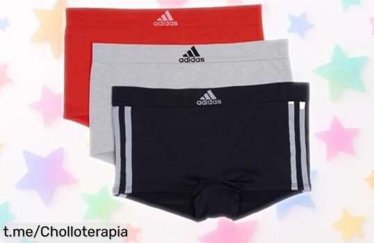 Paquete de 3 pantalones cortos Adidas sin costuras que se ajustan perfecto a ti y están en precio rebajado, ¡no te los puedes perder! Siente la libertad de moverte ya mismo.