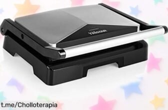 Parrilla de contacto Tristar, cocina delicioso y sin grasa en un abrir y cerrar de ojos; aprovecha este super chollo limitado antes que se esfume ¡No te quedes sin la tuya!