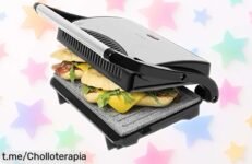 Parrilla eléctrica Cecotec Rock'nGrill, super oferta rebajada que vuela: cocina rápido en su superficie XXL y disfruta de sabores irresistibles hoy mismo. ¡No te quedes sin ella!