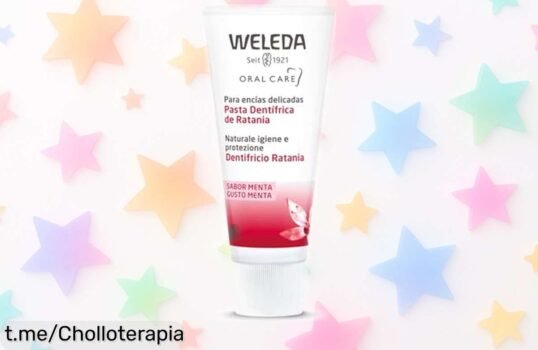 Pasta de dientes Weleda que fortalece tus encías y ofrece un frescor único a menta, ahora a un precio rebajado ¡No te quedes sin este super chollo y sonríe con confianza!