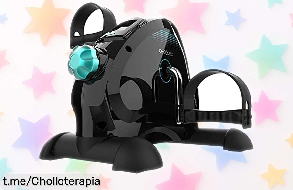 Pedales estáticos Cecotec con resistencia regulable, ¡precio rebajado y un super chollo para que entrenes brazos y piernas sin salir de casa! No lo pienses más, siente la fuerza ahora.