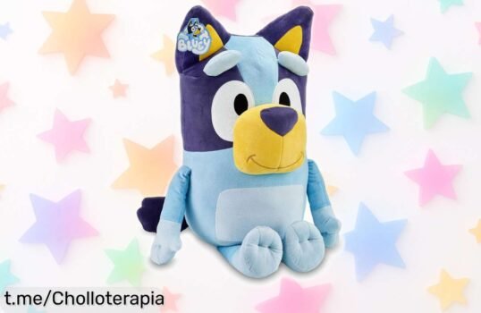 Peluche gigante Bluey, el compañero de risas y siestas que estaba a un precio loco. ¡Aprovecha esta oferta antes de que se acabe y regala alegría ya!