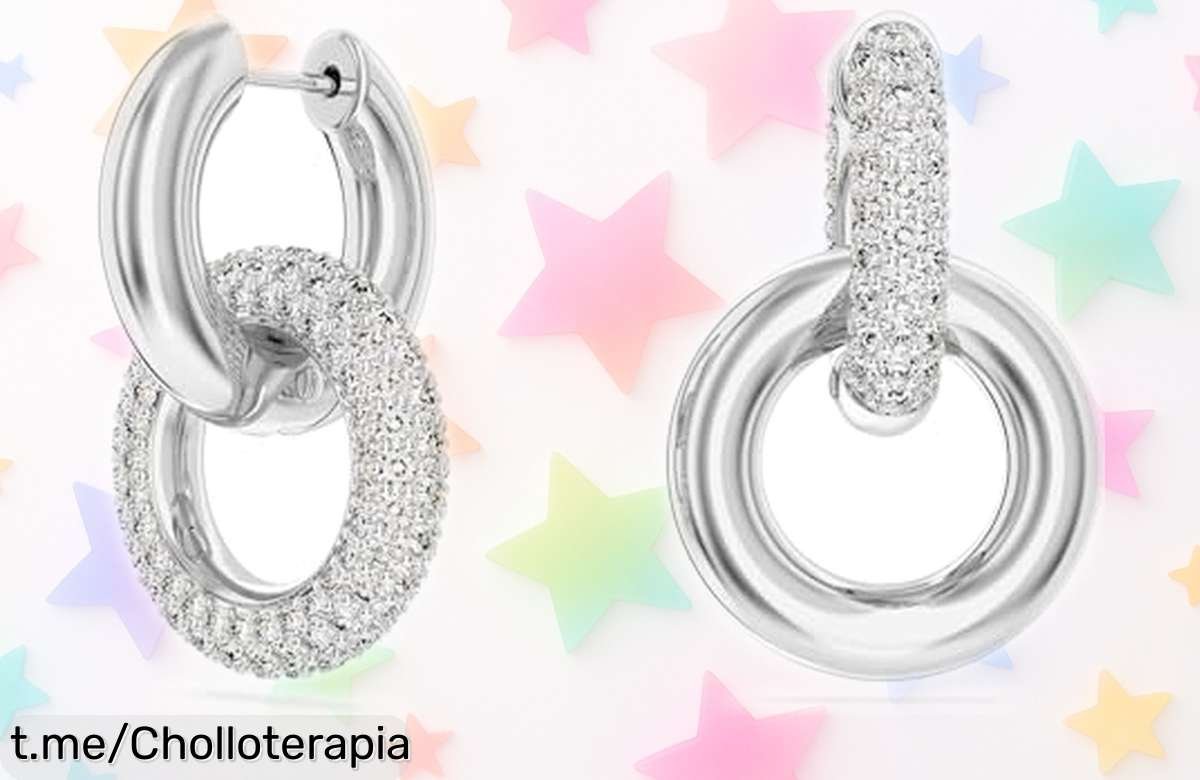 Pendientes de aro Swarovski Dextera, el ofertón que transforma tu look al instante y te hace brillar como nunca. ¡No te pierdas este chollazo exclusivo ahora mismo!