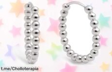 Pendientes ovalados Dana Dots en acero brillante, súper chollo que hará brillar tu estilo; ¡aprovéchalos ahora y luce espectacular con este ofertón único!