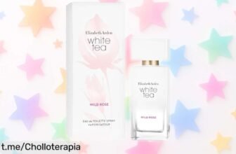 Perfume White Tea Wild Rose de Elizabeth Arden, un aroma fresco y floral a precio rebajado; siente su dulzura única cada día ¡No lo dejes escapar, quedan pocas unidades!