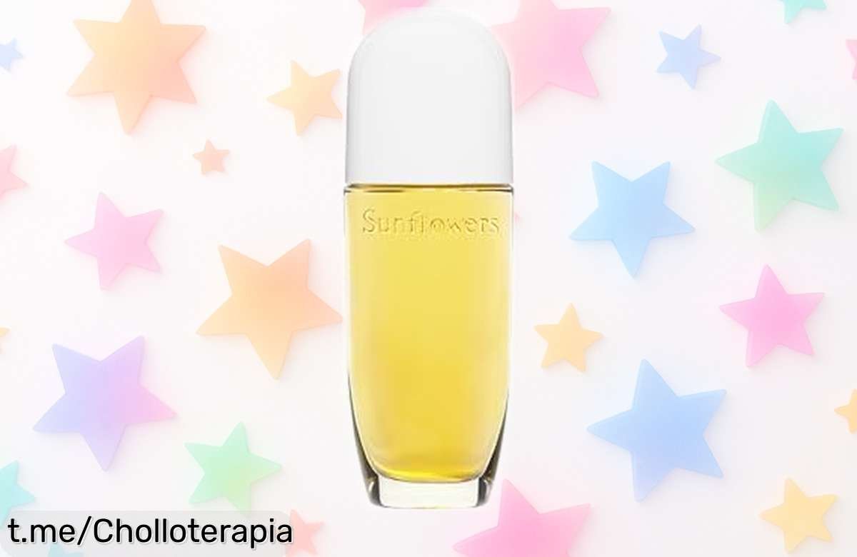 Perfume fresco Elizabeth Arden Sunflowers al alcance de tu mano, ahora rebajado; no dejes pasar este super chollo para brillar cada día ¡date prisa antes que se agote!