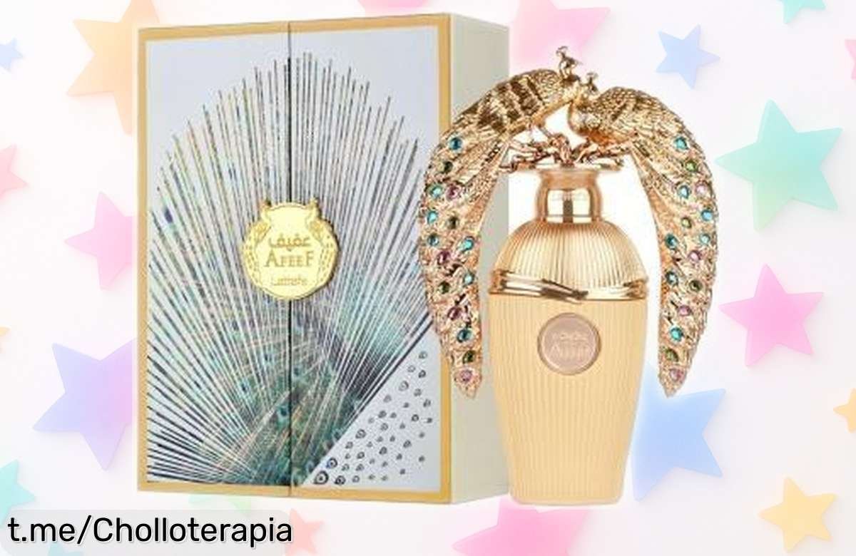 Perfume unisex amaderado y almizclado Afeef Lattafa, elegancia en cada gota ¡Aprovecha este ofertón y marca la diferencia con tu aroma único antes de que se acabe!