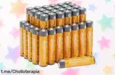 ¡Pilas alcalinas AAA Amazon Basics en pack de 36 a precio rebajado! Energía que dura y rinde como nunca, ¡no pierdas esta oportunidad única de dar vida a tus dispositivos ya!