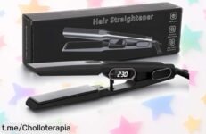 Plancha de pelo Layhou con calentado rápido y placas flotantes anchas a un precio rebajado, ¡luzca un alisado perfecto sin quemaduras! No se lo pierda, el brillo que desea está a solo un clic.