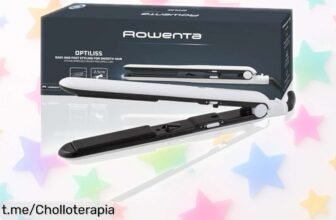 Plancha de pelo Rowenta con cerámica, brillo total en solo 30 segundos y precio rebajado por tiempo limitado. ¡Haz que tu cabello brille cada día!