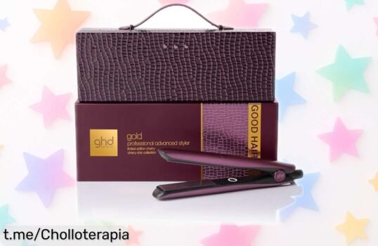 Plancha de pelo ghd gold Cherry Chic, el brillo que tu melena merece a un precio rebajado ¡aprovéchate y deslumbra ahora con estilo único!
