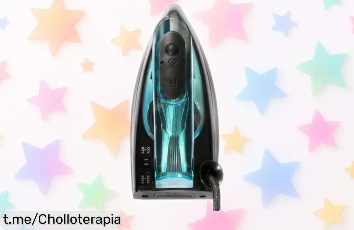 Plancha de viaje Cecotec super potente que elimina arrugas en un segundo, ¡ofertón imperdible para lucir impecable en cualquier momento!