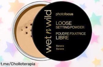 Polvo fijador suelto Wet n Wild en tono banana para un acabado perfecto, ahora rebajadísimo. ¡Atrapa este super chollo y deslumbra con una piel matificada todo el día!