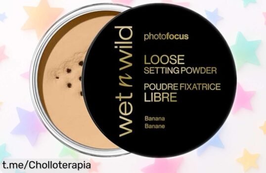 Polvo fijador suelto Wet n Wild en tono banana para un acabado perfecto, ahora rebajadísimo. ¡Atrapa este super chollo y deslumbra con una piel matificada todo el día!