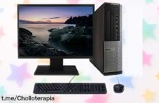 Potente PC de sobremesa Lenovo con i5, 8GB y SSD rápido más pantalla de 22 ¡Oferta loca a precio rebajado! No te lo pierdas, ¡corre antes que se agote!