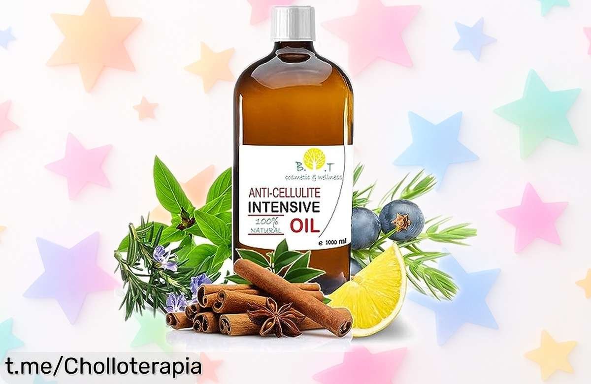 Potente aceite anticelulítico reductor que elimina grasa 6 veces más rápido y tonifica tu piel, ¡aprovéchalo ya con un precio rebajado que no se repetirá!