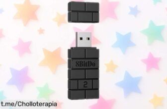 Potente adaptador USB inalámbrico 8Bitdo para Switch y más, ahora a un precio rebajado que vuela: ¡juega sin retrasos y siente la emoción en cada partida!