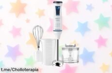 Potente batidora de mano Taurus con 600W: ahora a precio rebajado, ¡cocina como un chef y disfruta de sus increíbles resultados en tu cocina al instante!