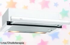 Potente campana extractora Teka de 60 cm con motor doble, ¡ahora a precio rebajado! No pierdas la oportunidad de disfrutar una cocina sin olores y ruido.