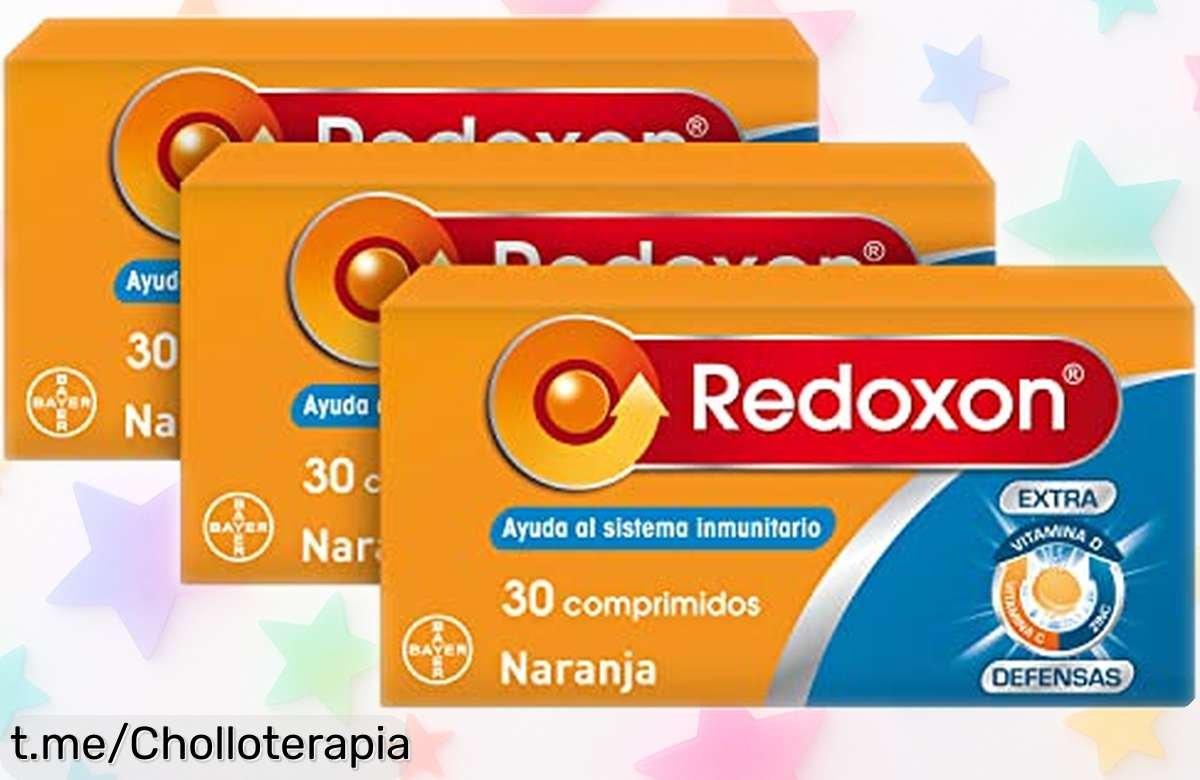 Potente complemento vitamínico Redoxon efervescente para defensas fuertes y energía al máximo, ahora a precio loco. ¡Hazlo tuyo y sonríe mientras cuidas de ti!