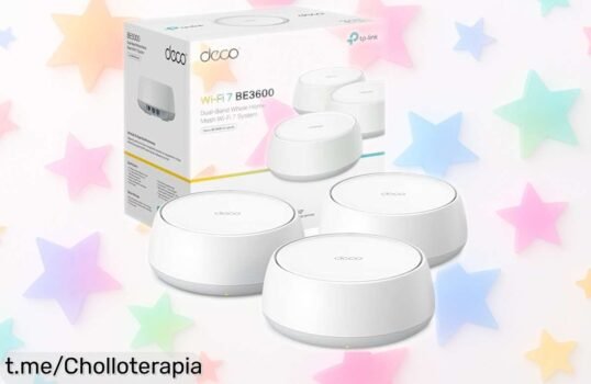 Potente pack de 3 Mesh WiFi 7 TPLink Deco que vuela a 3,6 GB/s y ahora con rebaja increíble. ¡No esperes más, la velocidad que necesitas está aquí!