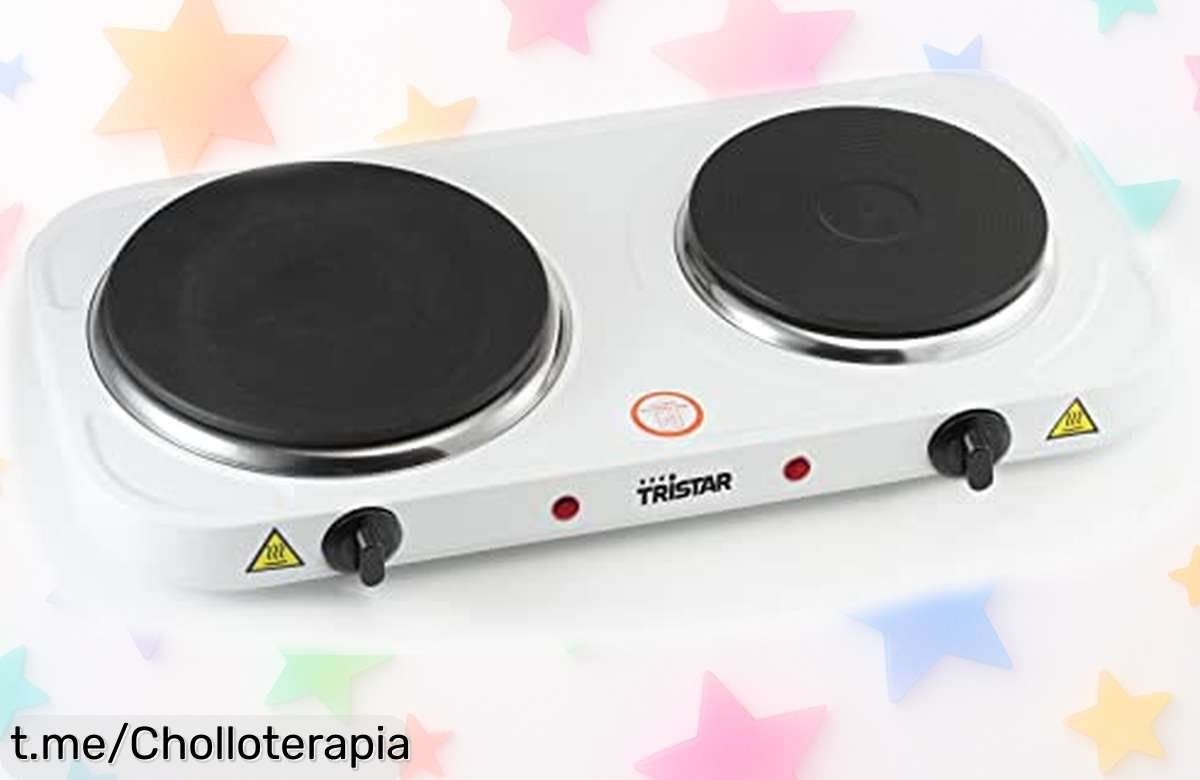 Potente placa de cocción Tristar en acero inoxidable a un precio rebajado que vuela, cocina mejor y siente el poder detrás de cada plato ¡No te quedes sin la tuya!