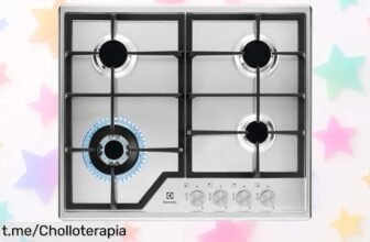 Potente placa de gas Electrolux con quemador wok a precio rebajado ¡No pierdas tiempo y hazla tuya para encender la pasión en tus recetas!