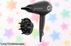 Potente secador Rowenta x Karl Lagerfeld con tecnología keratina, ¡oferta increíble para un brillo espectacular! Aprovecha el precio rebajado y conquista tu look perfecto ya.