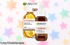 Potente sérum de noche con vitamina C y ácido hialurónico, rebajado para que en solo 3 noches digas adiós a las manchas. ¡Despierta cada día con una piel radiante! No te lo pierdas.