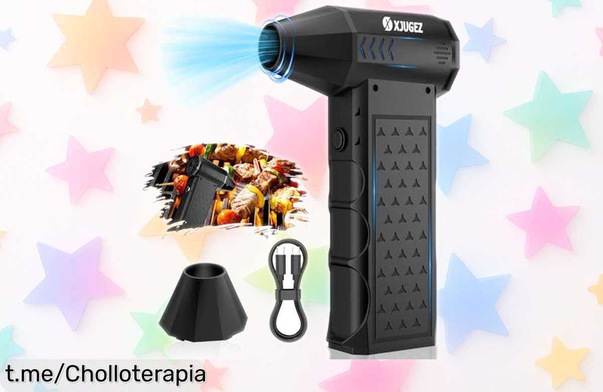 Potente soplador de polvo eléctrico para limpiar tu PC y más: aprovecha el descuentazo brutal por tiempo limitado y revitaliza tus espacios ya mismo.