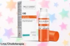 Protector solar Bella Aurora SPF 50+ para piel mixta-grasa, super chollo que cuida tu piel y la mantiene radiante. ¡No dejes pasar esta oportunidad única para brillar cada día!