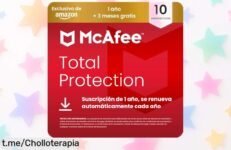 Protege tu mundo digital con McAfee Antivirus y VPN para 10 dispositivos, ahora a un precio muy bajo que no podrás dejar pasar ¡Aprovecha este super chollo antes de que se agote!