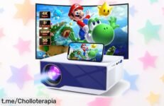 Proyector portátil con Bluetooth y WiFi: el cine en casa a 15000 lúmenes que te volverá loco está más barato que nunca. ¡Haz tu sala mágica antes de que vuele!