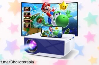 Proyector portátil con Bluetooth y WiFi: el cine en casa a 15000 lúmenes que te volverá loco está más barato que nunca. ¡Haz tu sala mágica antes de que vuele!