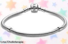 Pulsera Pandora Moments con cierre en plata a precio rebajado, no pierdas la oportunidad de brillar ¡Queda poco tiempo para sentir su magia en tu muñeca!