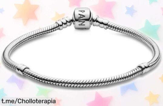 Pulsera Pandora Moments con cierre en plata a precio rebajado, no pierdas la oportunidad de brillar ¡Queda poco tiempo para sentir su magia en tu muñeca!