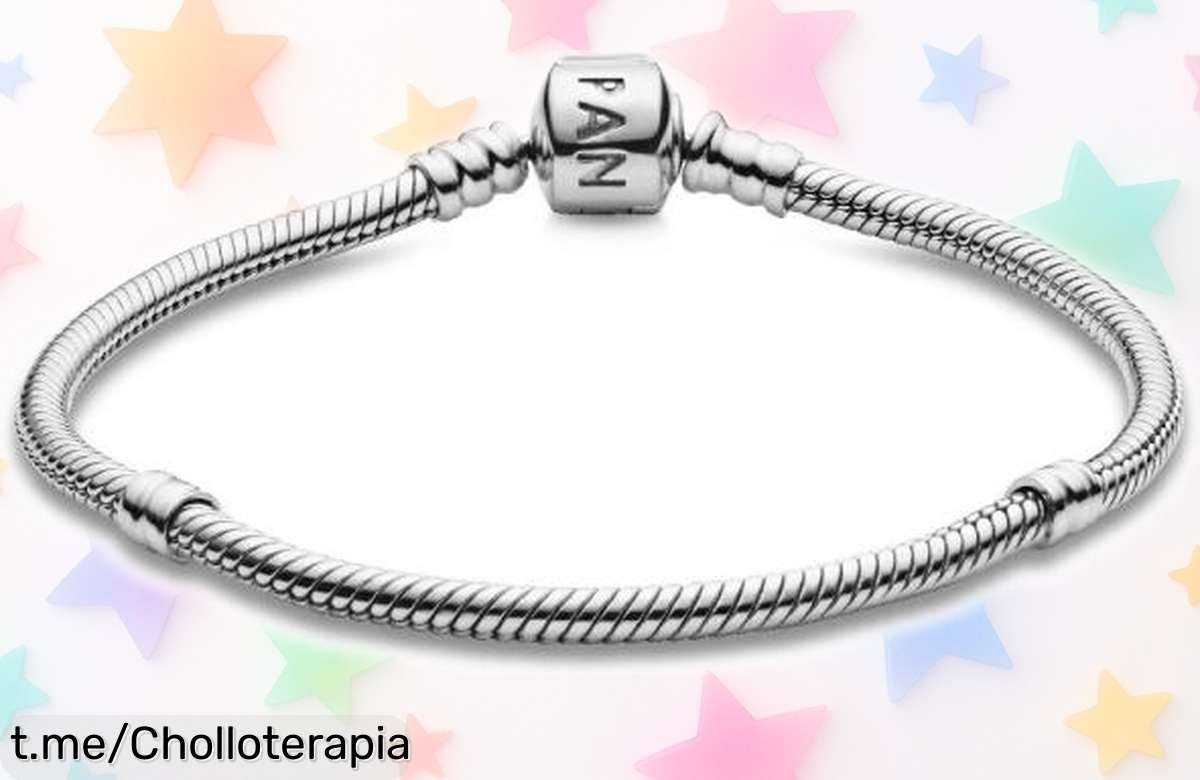 Pulsera Pandora Moments con cierre en plata a precio rebajado, no pierdas la oportunidad de brillar ¡Queda poco tiempo para sentir su magia en tu muñeca!