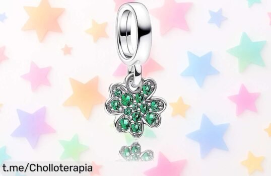 Pulsera y collar con colgante trébol de cuatro hojas en plata 925 a precio muy bajo; el regalo ideal que habla por ti, ¡cómpralo ya antes de que se acabe!