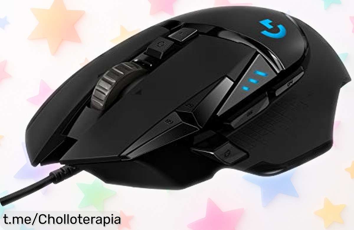 Ratón gaming Logitech G502 HERO, sensor de precisión brutal y 11 botones personalizables a un precio rebajado que no te puedes perder. ¡Hazlo tuyo y mejora tu juego ahora mismo!