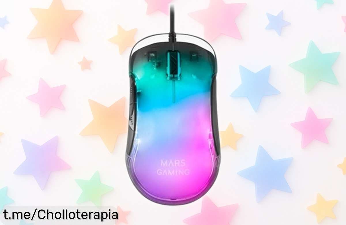 Ratón gaming ultraligero Mars Gaming: ¡super chollo a precio rebajado que dejará tu setup brutal y sentirás el poder en cada clic! No dejes escapar esta oportunidad única.