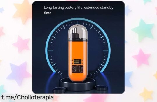 Recortador portátil de pelo para nariz y orejas a precio rebajado, ¡afírmate con estilo y despídete de los pelos inoportunos ya!