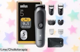 Recortadora todo en uno Braun series 5: ¡tu aliado para un estilo imbatible a precio rebajado! No dejes pasar esta oportunidad y dale forma a tu look ahora.