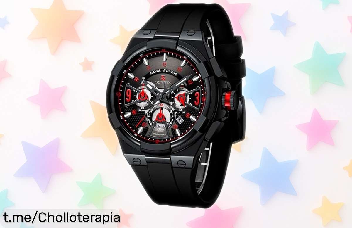 Reloj Settix para hombre con diseño moderno y 30 m de resistencia al agua. ¡Aprovecha este super chollo antes que se agote y presume estilo todos los días!