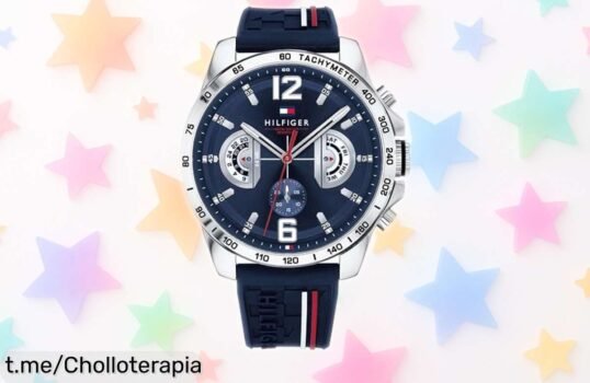 Reloj Tommy Hilfiger para hombre, multifuncional y resistente al agua a precio rebajado: ¡un super chollo que no querrás dejar escapar!
