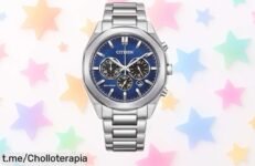 Reloj analógico Citizen para hombre con correa de acero inoxidable, super chollo que no puedes dejar pasar: estilo y resistencia en tu muñeca ¡Aprovecha ya este descuentazo!