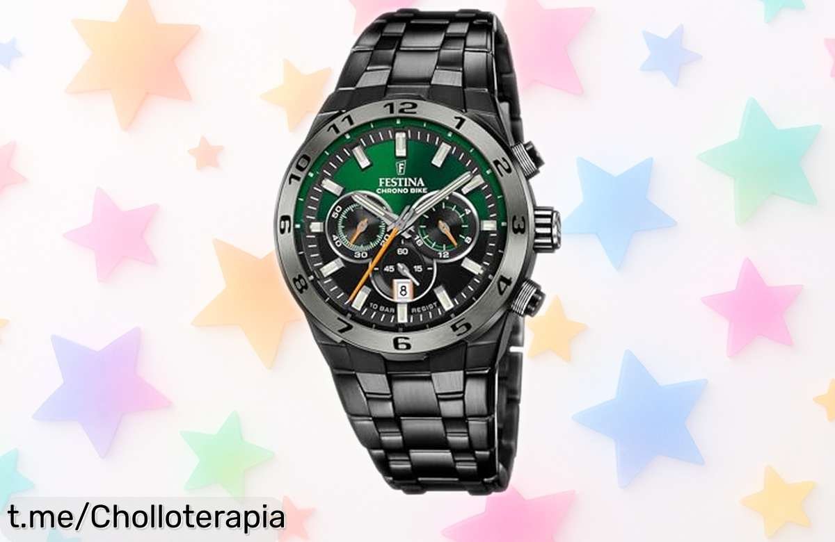 Reloj analógico Festina para hombre: elegante, duradero y ahora a precio rebajado. ¡No te pierdas este super chollo y marca la hora con estilo!
