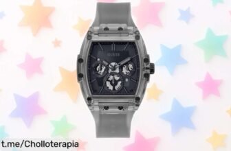 Reloj casual Guess Trend con diseño moderno y esfera azul, ¡ahora rebajado a un precio loco! Luce tu estilo único antes de que se agote.