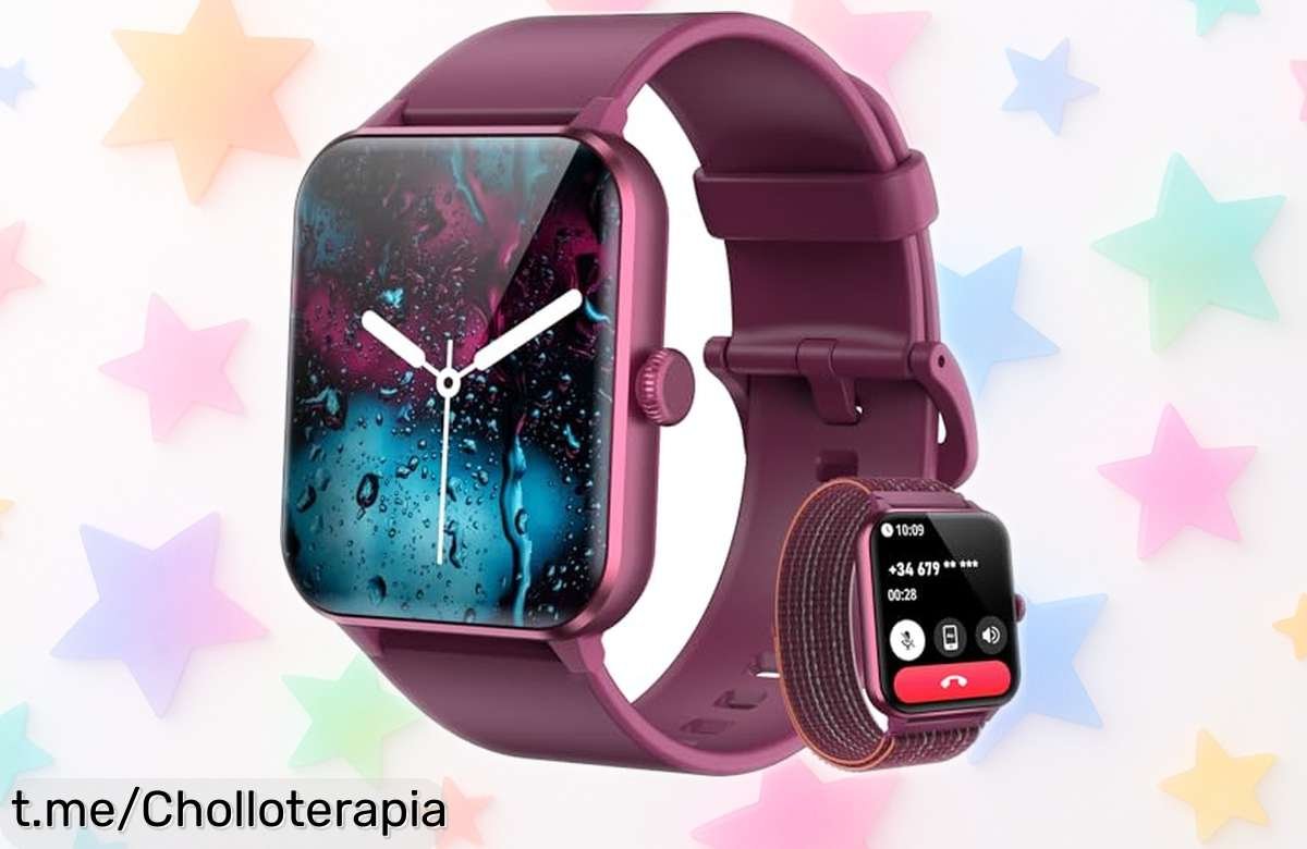Reloj inteligente Blackview para mujer, ¡rebajado y preparado para que nunca te desconectes! Aprovecha este super chollo y mantente activa mientras disfrutas de cada momento.