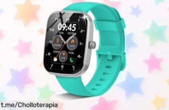 Reloj inteligente con llamadas y notificaciones directas para que disfrutes del deporte, a precio rebajado: ¡no dejes pasar esta oportunidad y controla todo en tu muñeca!